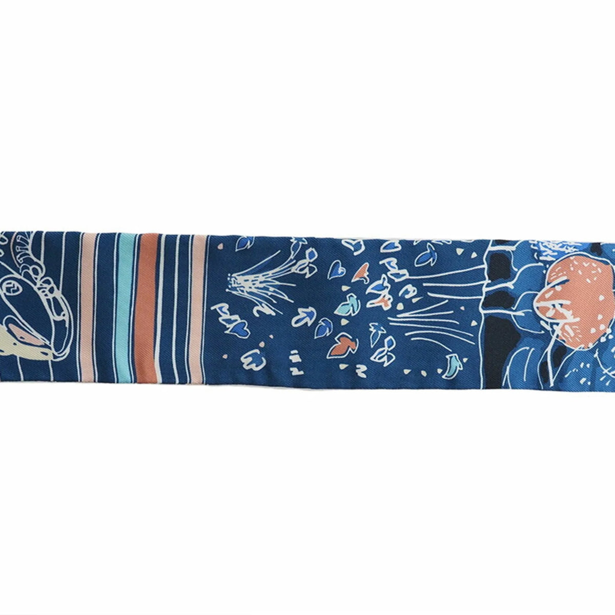 Blue Silk Scarf K32620