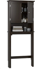 Bathroom Storage Over The Toilet Cabinet with Adjustable Shelves and Double Doors U605