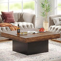 Square LED Engineered Wood Coffee Table V57197