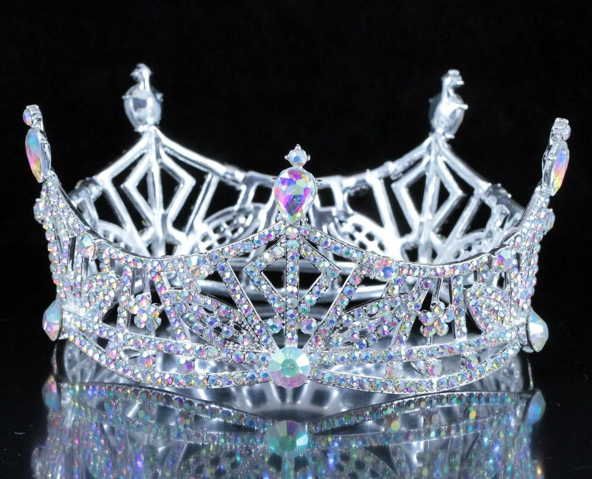 Austrian Rhinestone Crystal Hair Tiara B44914
