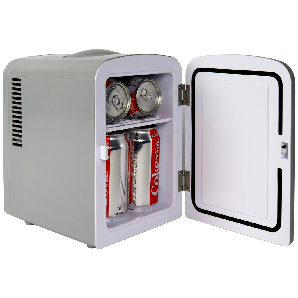 6 Can 4L Mini Electric Cooler Warmer Gray L30582