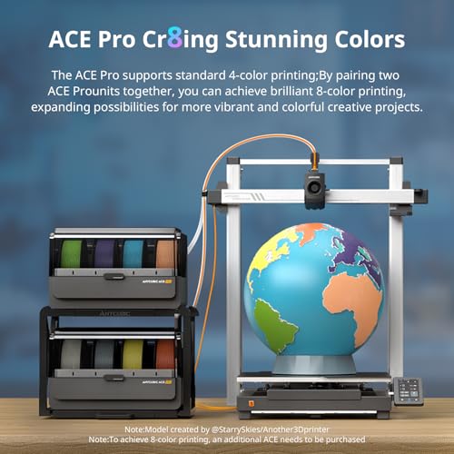 3D Printer with Multi Color Printing, 420x420x500mm Build Volume, Auto Leveling X122818