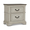 Antique White Solid Wood Frame Nightstand P82457