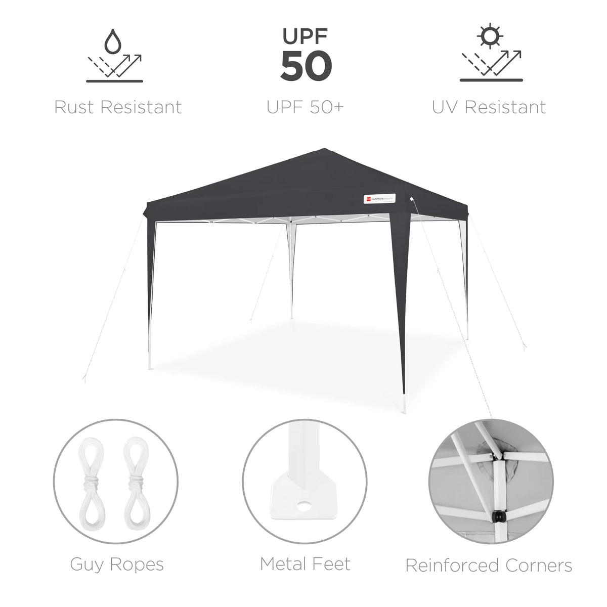 10x10ft Pop Up Canopy Tent with Carrying Bag M8523