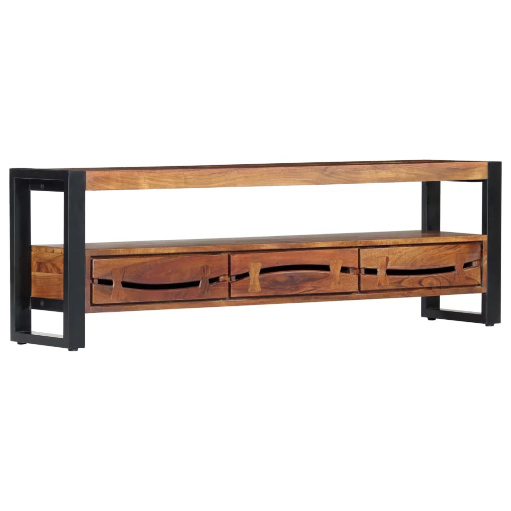 Solid Acacia Wood TV Cabinet W50987
