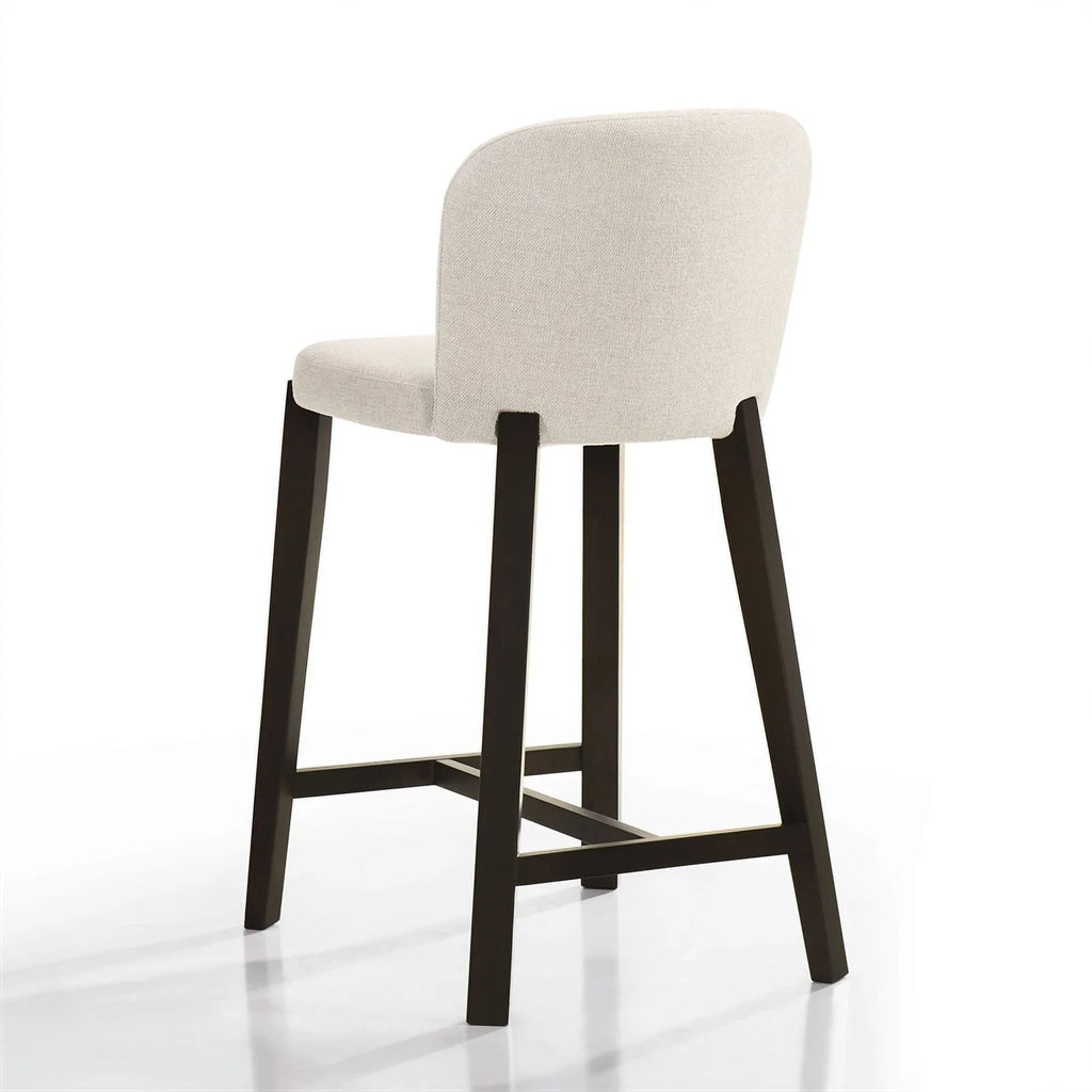 26" Solid Wood and Fabric Counter Stool C479