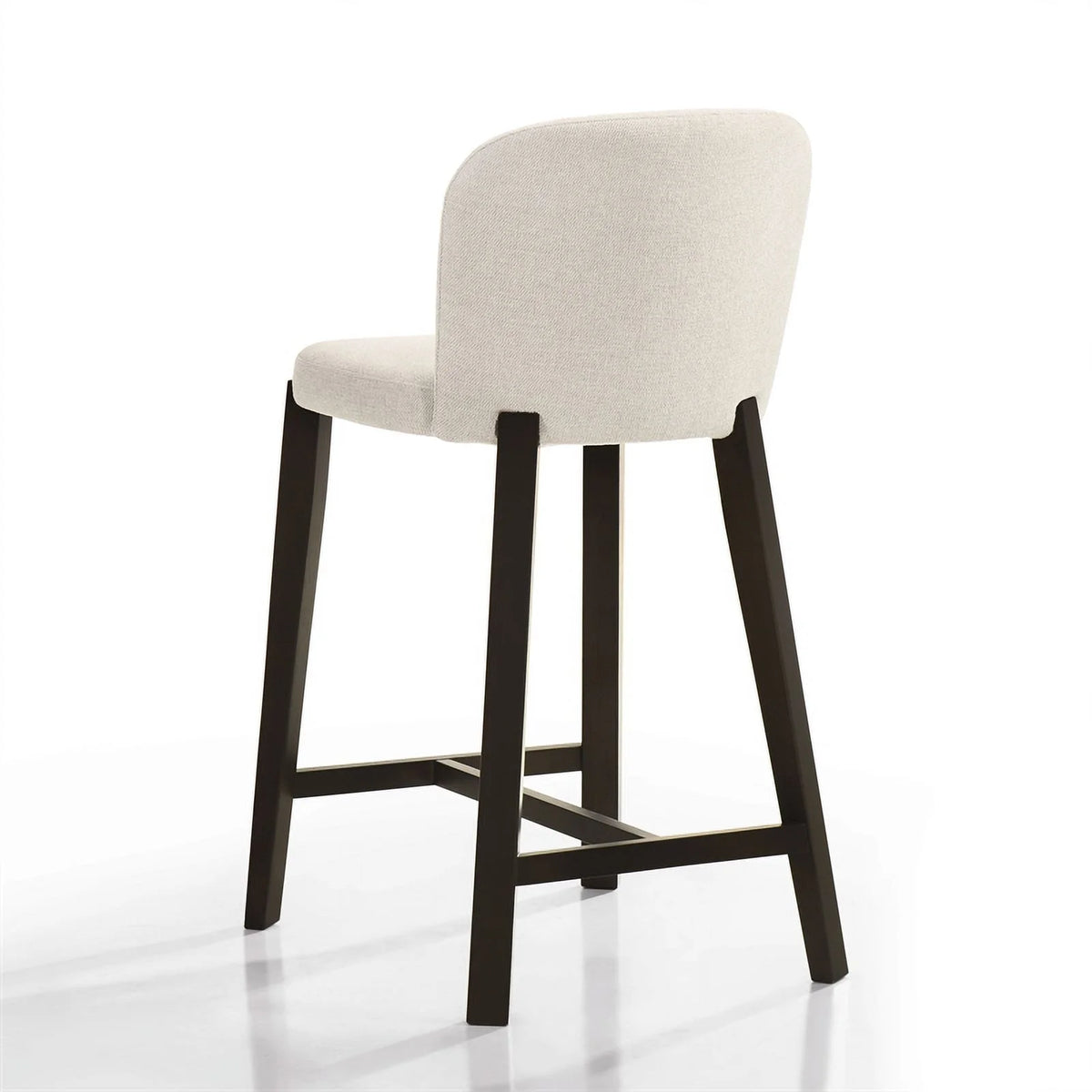 26" Solid Wood and Fabric Counter Stool C479