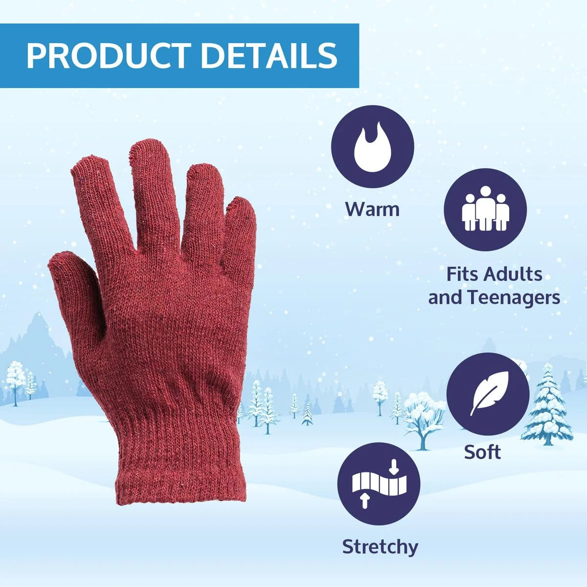 Winter Hats and Gloves Set W178806