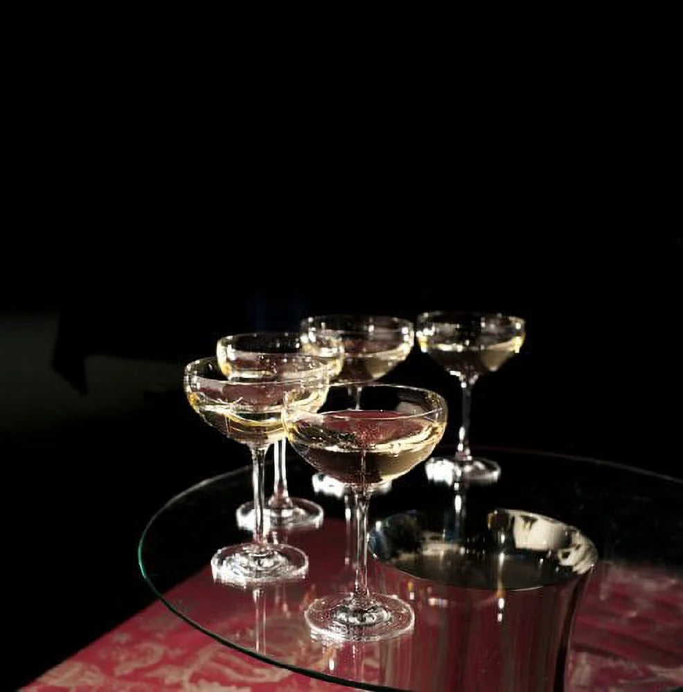 9.5 Ounce Champagne Saucer Coupe Glass, Set of 6 O84284