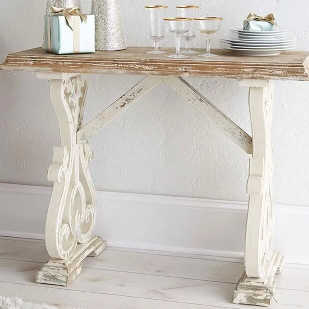 48" Wooden Console Table J52309