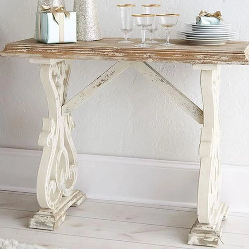 48" Wooden Console Table J52309