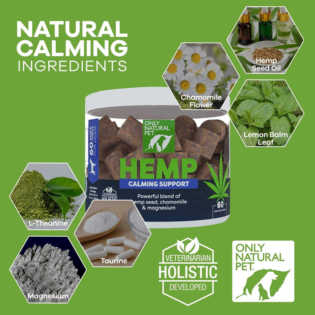 Hemp Calming Support Soft Dog Chews U124