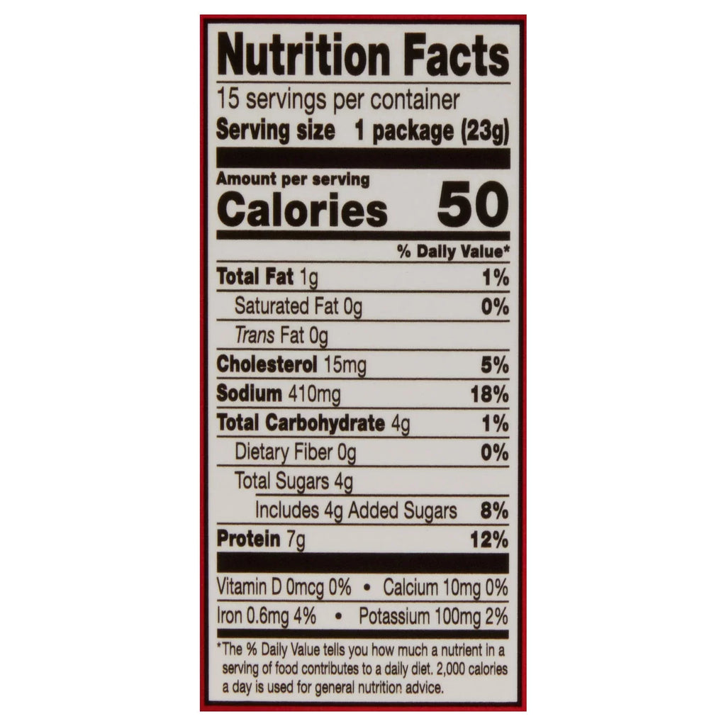 Teriyaki Beef Steak 0.8 Ounce 15 Count L1435