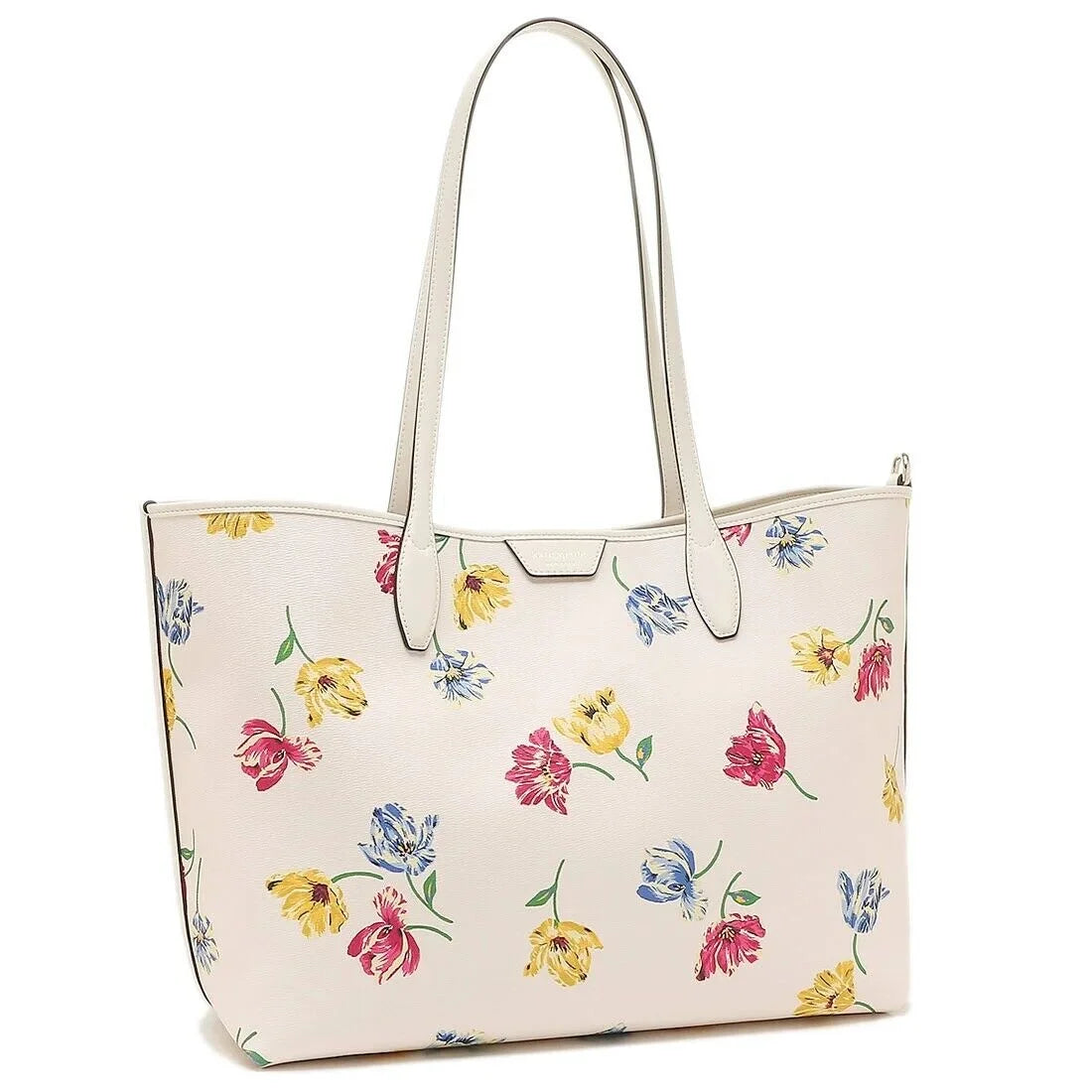 Ivory Floral Tote Bag Q567529