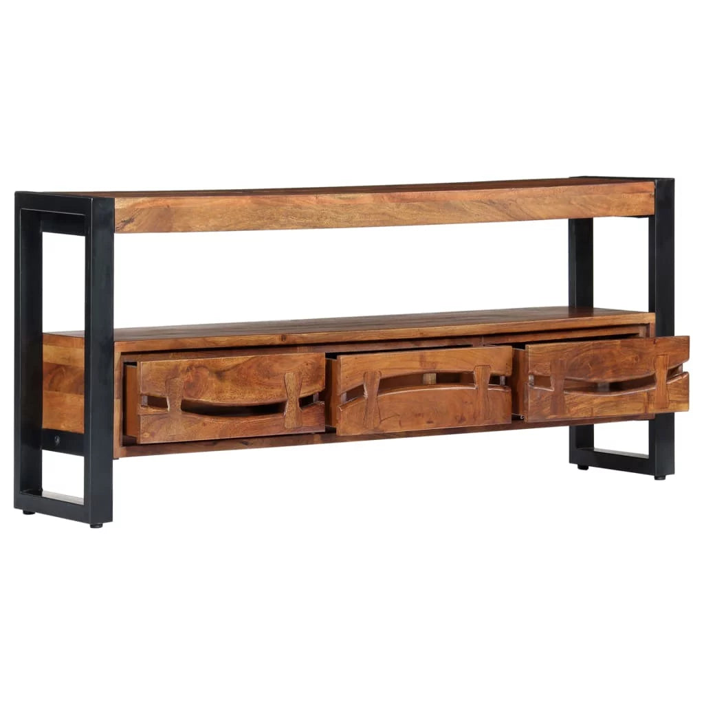 Solid Acacia Wood TV Cabinet W50987