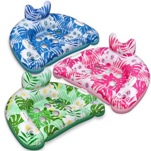 3 Pack Inflatable Pool Floats with Cupholders X218