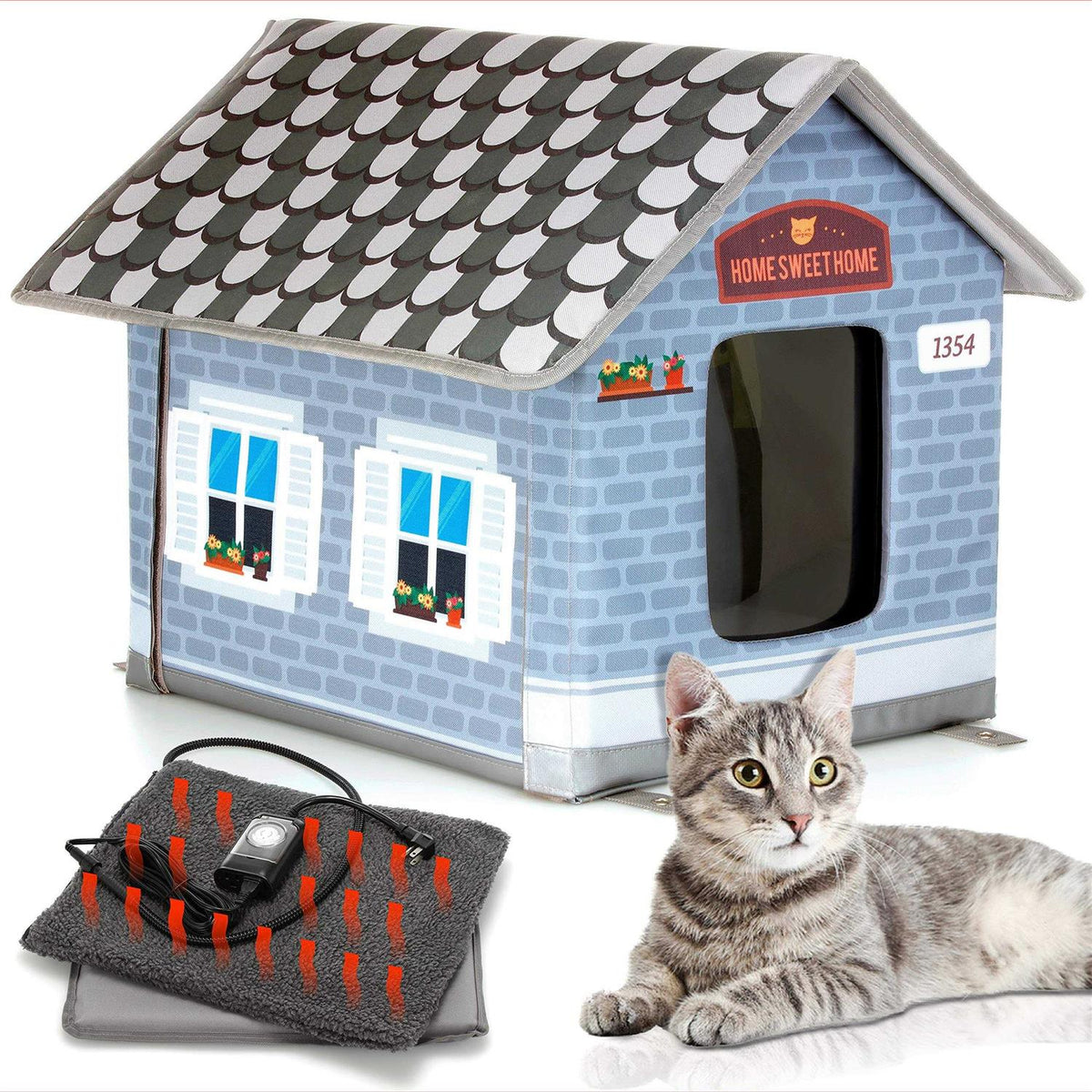 Heated Cat Houses Y6284