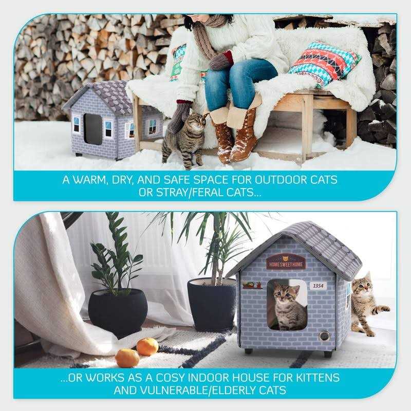 Heated Cat Houses Y6284