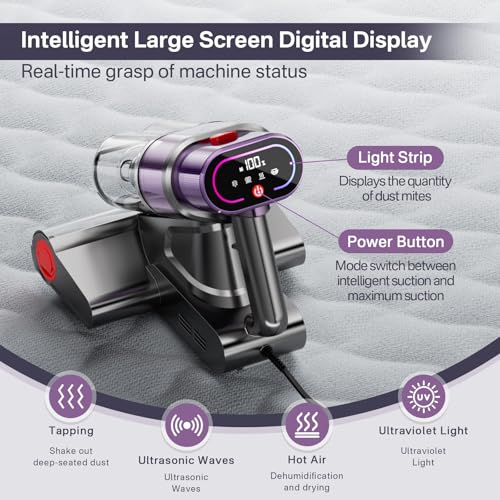 15KPa Handheld Mattress Vacuum Cleaner with UV W5247