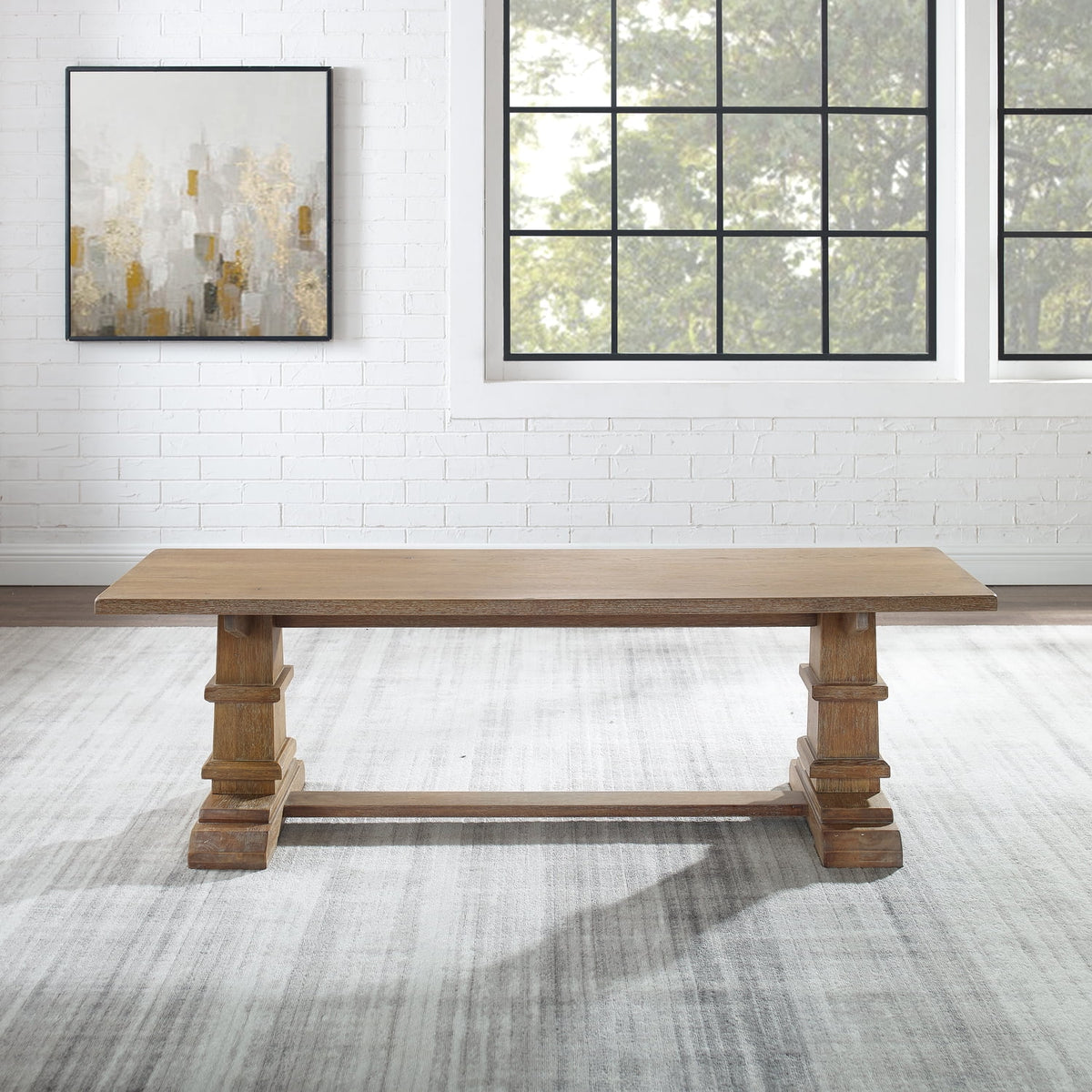 Farmhouse Wood Dining Bench G363228