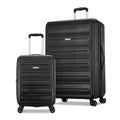 Black 3 Piece Hardshell Spinner Luggage Set N930
