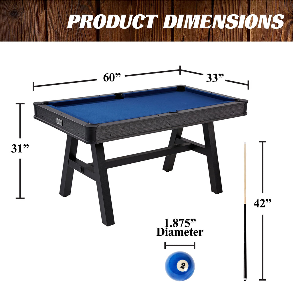 60" Pool Table P4516