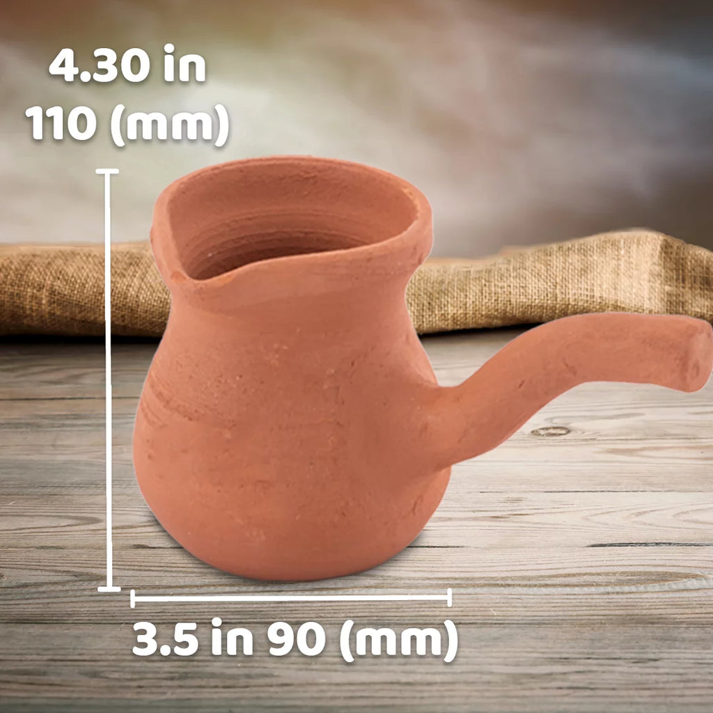 Handmade Clay Turkish Coffee Pot X4678