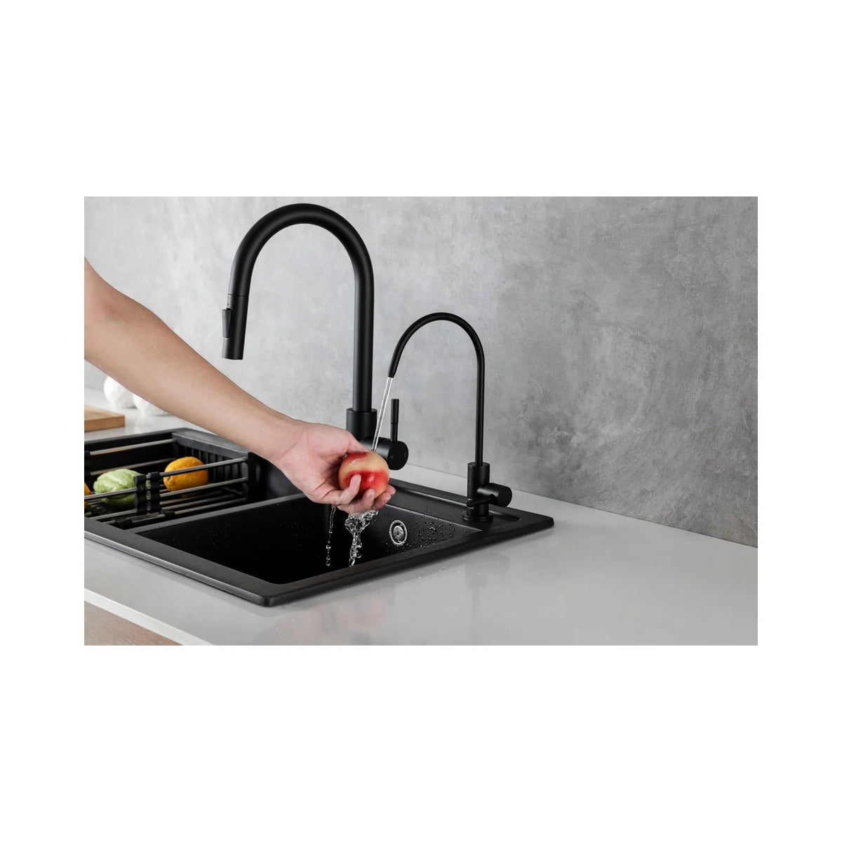 Single Handle Cold Water Dispenser Matte Black B343600