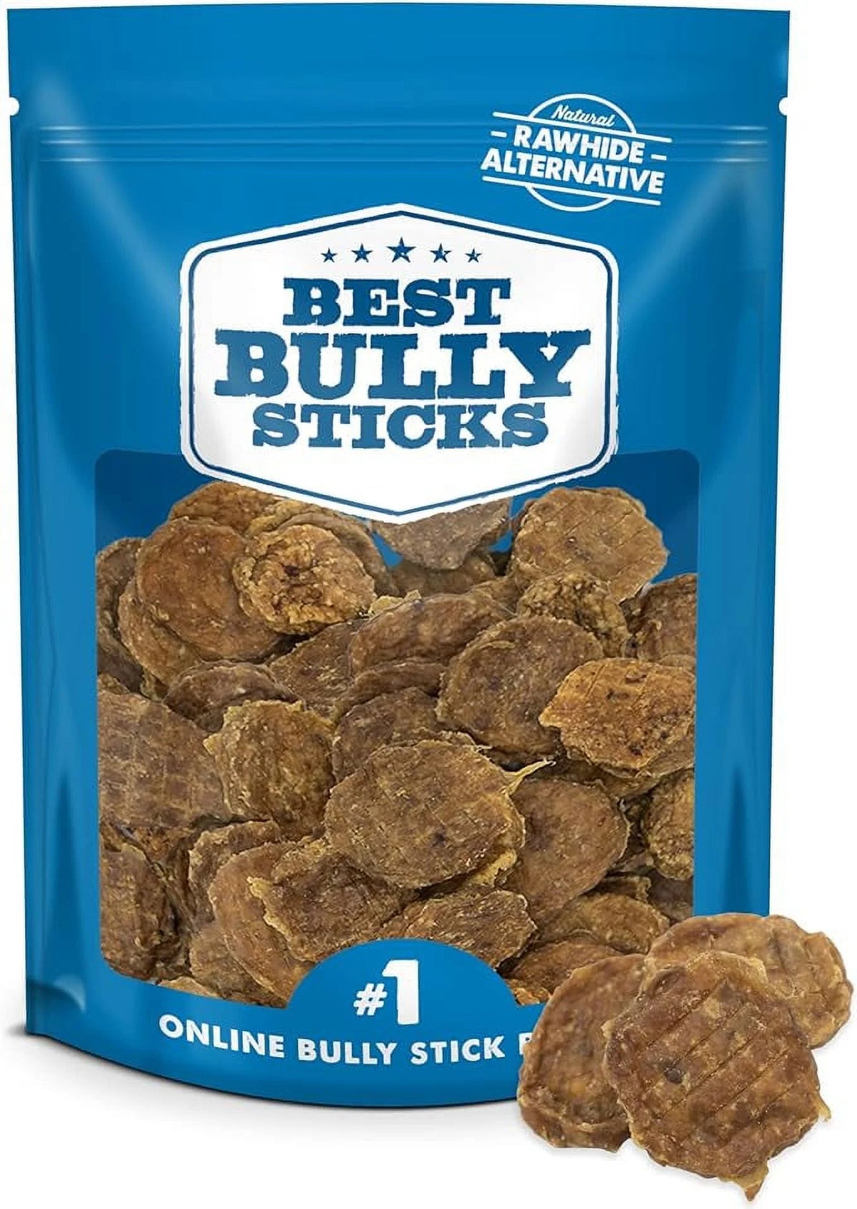100% Beef Bully Stick Dog Treats 8oz H4647