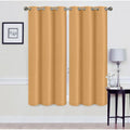 Set of 2 Blackout Grommet Curtain Panel B543556