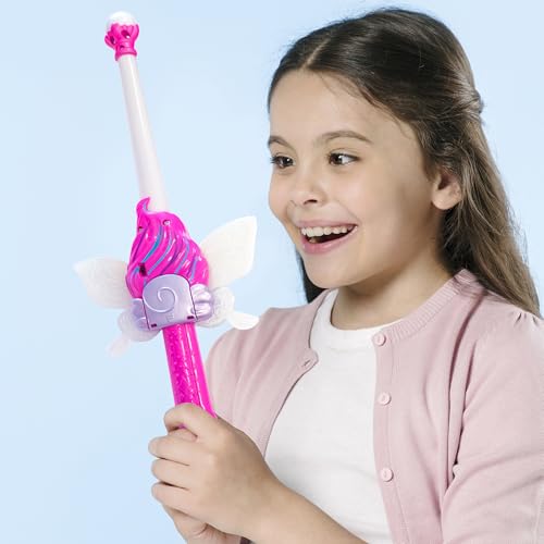 Magic Pink Fairy Wand with Light-Up Color Screen V9288
