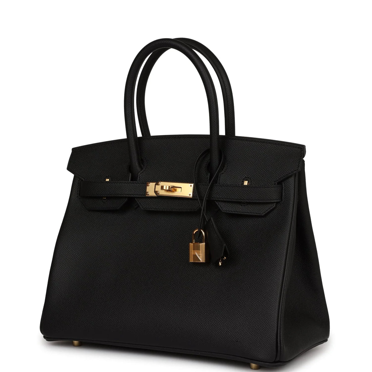 Black Leather Handbag W45788