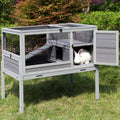 Rabbit Hutch Guinea Pig Cage with Tray C65149