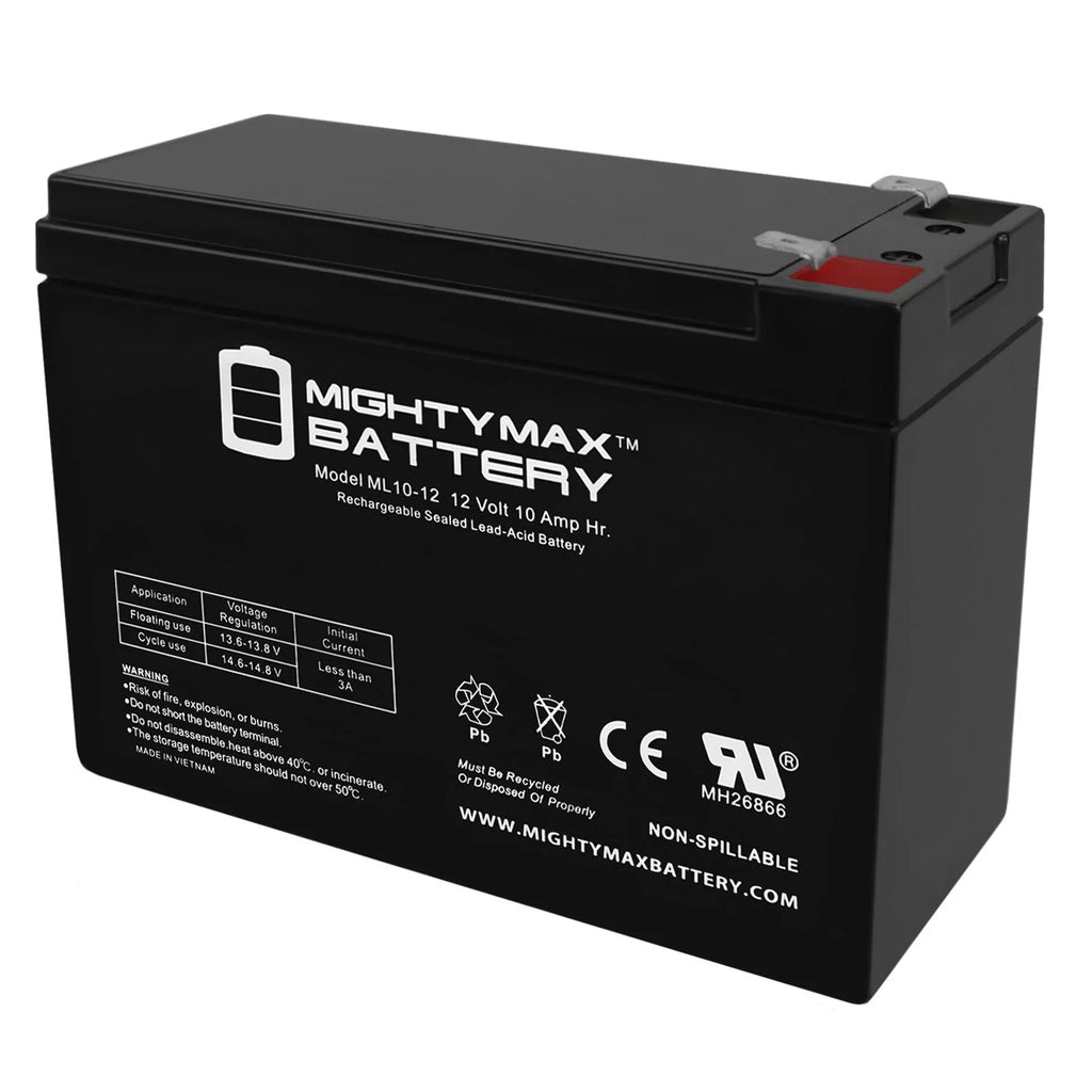 12V 10AH Battery with 12V Charger K82607