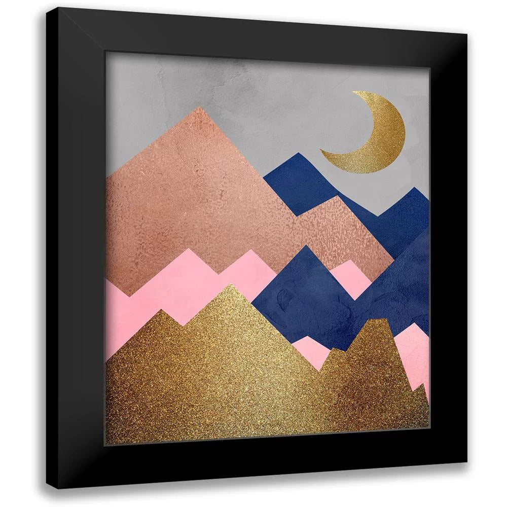 Black Modern Framed Art Print H6414