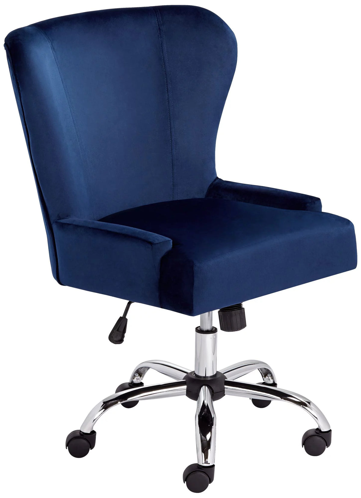 Blue Fabric Adjustable Office Chair F577