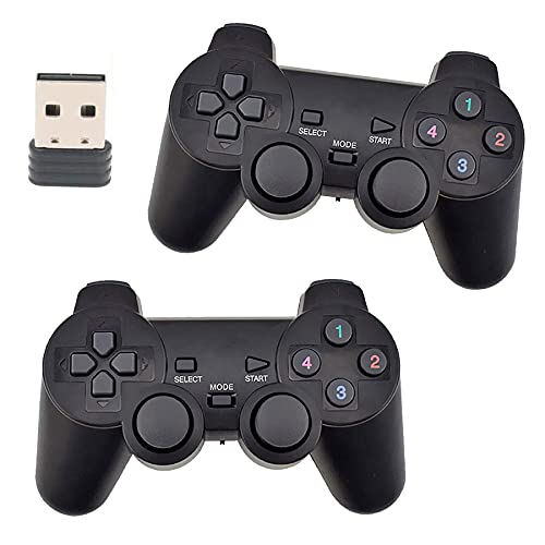 2.4GHz USB Wireless Game Controller Gamepad Joystick W85753