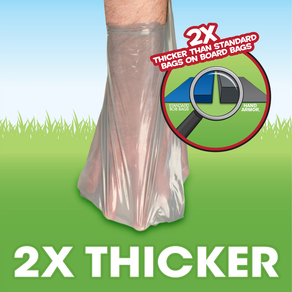 Extra Thick Multi Colored Dog Poop Bags with Easy Tie Handles, 200 Count S54791
