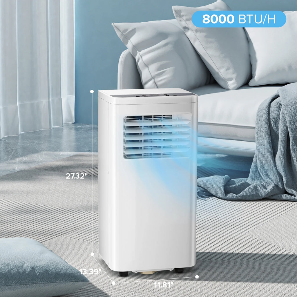 Portable Air Conditioner 5000BTU 8000 BTU ASHRAE 250 Sq.Ft X3414