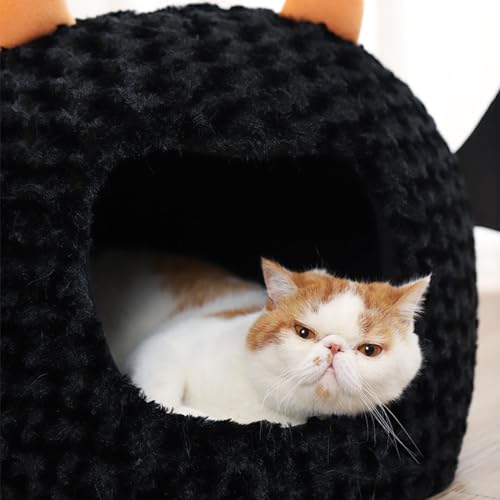 Halloween Cat Bed Warm Plush Removable Cushion M76880