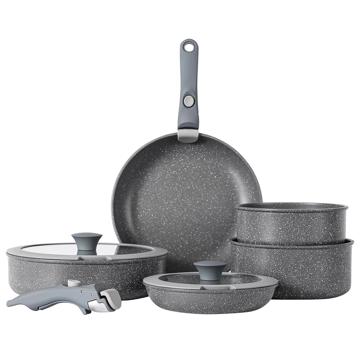 Grey Nonstick Ceramic Cookware Set L285