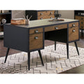 Black Wood Executive Desk K112