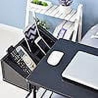 Black Height Adjustable Sofa Side Table L322032