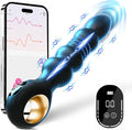 Vibrator Anal Beads with 9 Vibrating Thrusting Dildo Prostate Massager Anal Plug A925707