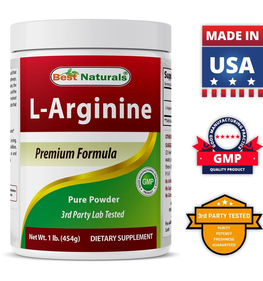 3 Pack 1 LB L-Arginine Powder Z5667
