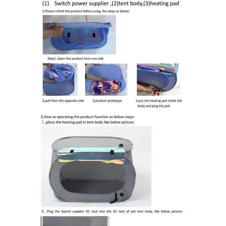 Collapsible Lightweight Pet Tent D742