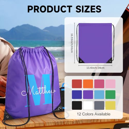Black Drawstring Backpack 50 Pack O4638
