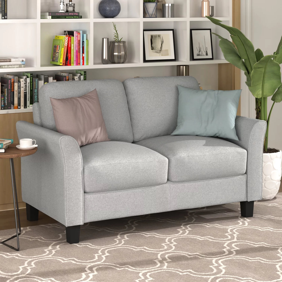 Light Gray Sofa Loveseat Chair 3-Seat Sofa F578