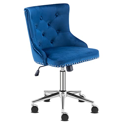Pink Velvet Office Chair C645