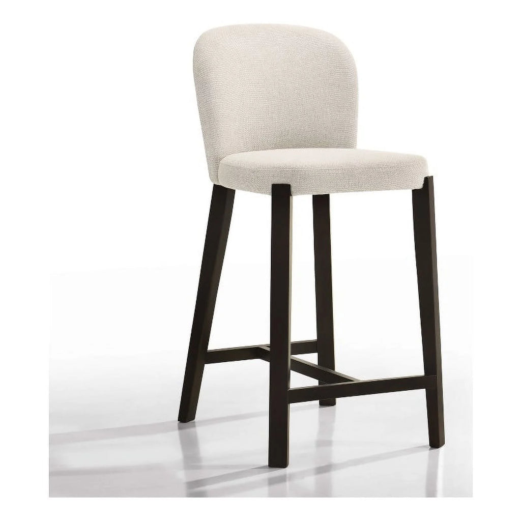 26" Solid Wood and Fabric Counter Stool C479